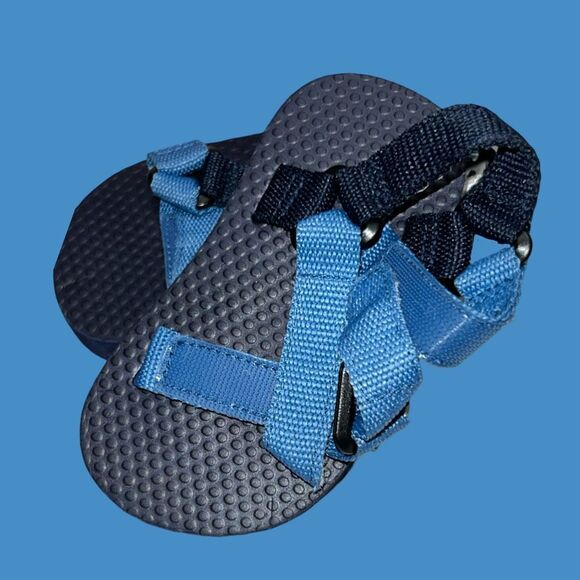 NWOT Infant Baby Gap Dark Night Strap Sandals Size 6-12 Months - Picture 4 of 4